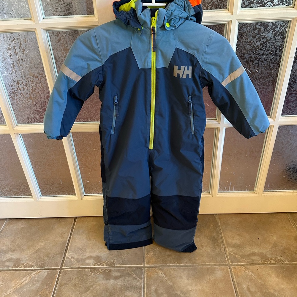 Helly Hansen Size 2 Kids RYDER Blue Snowsuit